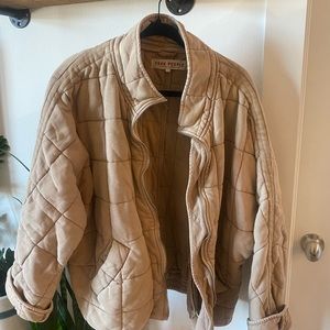 Free People Quilted Dolman Jacket